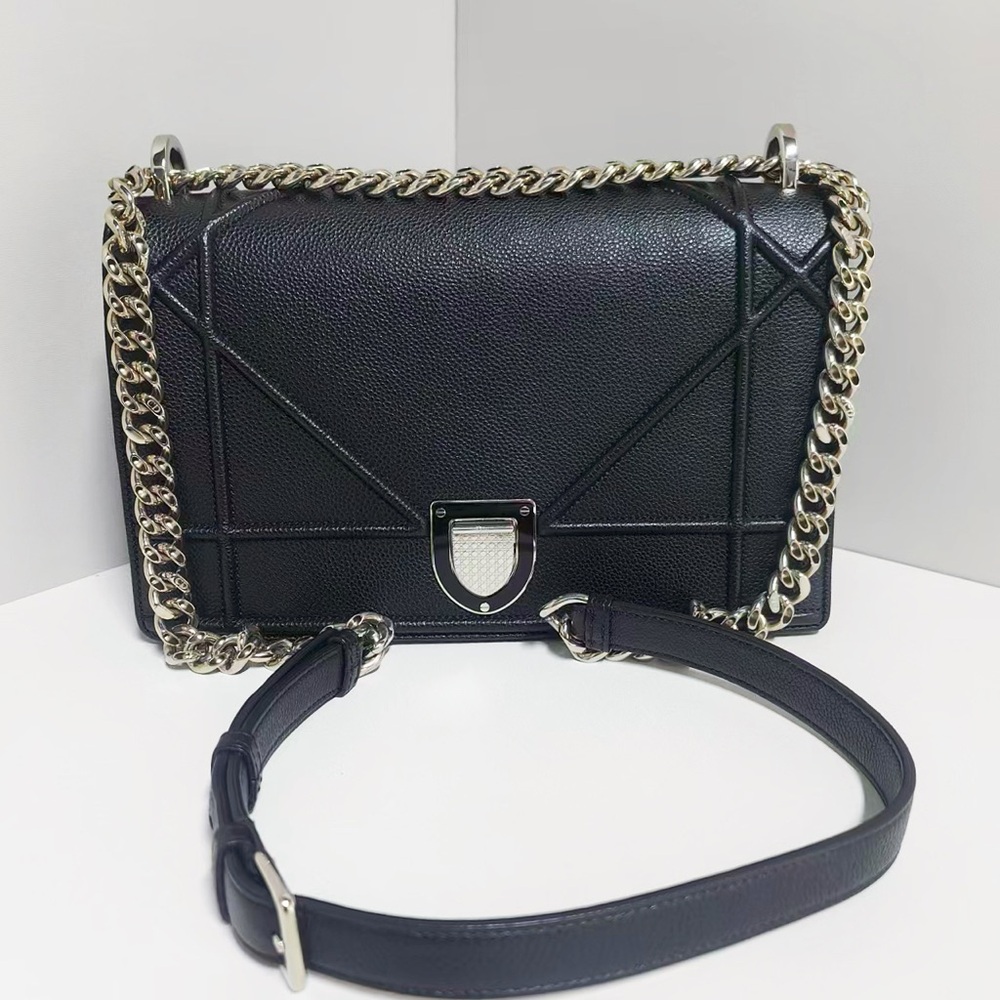 Christian Dior Lady Dior Black Quilted Shoulder Bag
